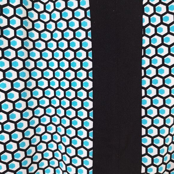 Worthington Petite Peacock Honeycomb Sleeveless Halter Blouse Tank Top Sz PS - Picture 9 of 11